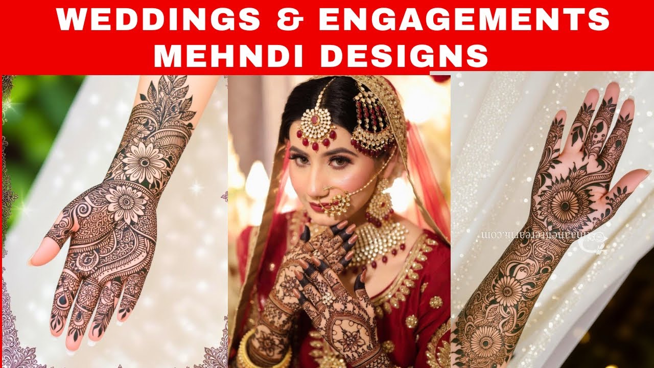 Wedding & engagement Mehndi Designs Latest Pack 140 | Full Hand Henna Mehandi |