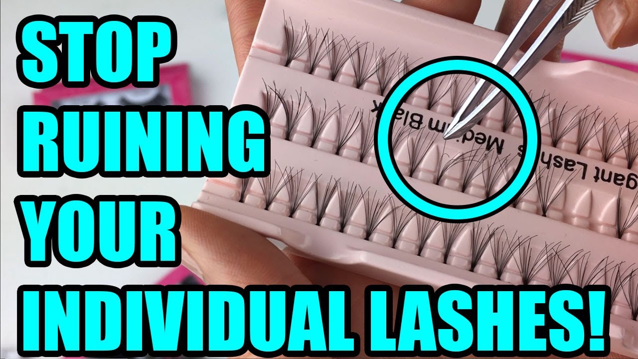 How to PROPERLY Remove Individual Lashes WITHOUT Damage!