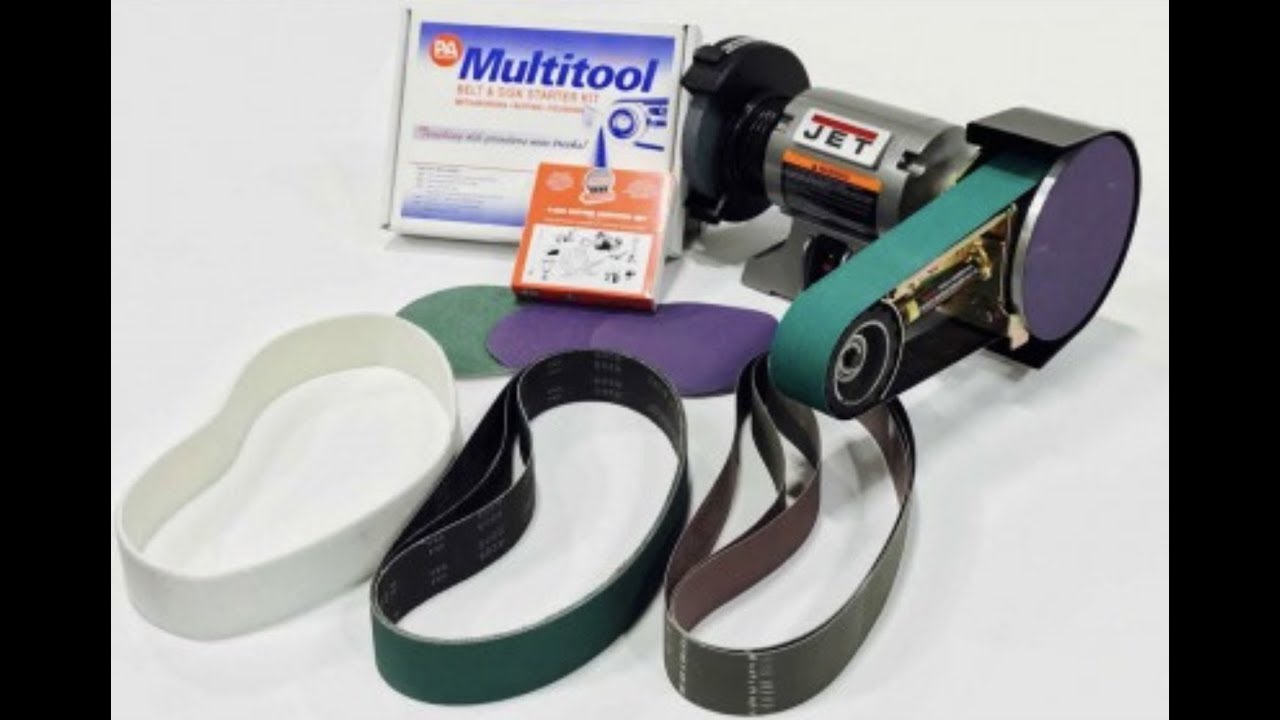 Bench Grinder with Great MultiTool attachments - 1/2 HP Jet Grinder - Eastwood