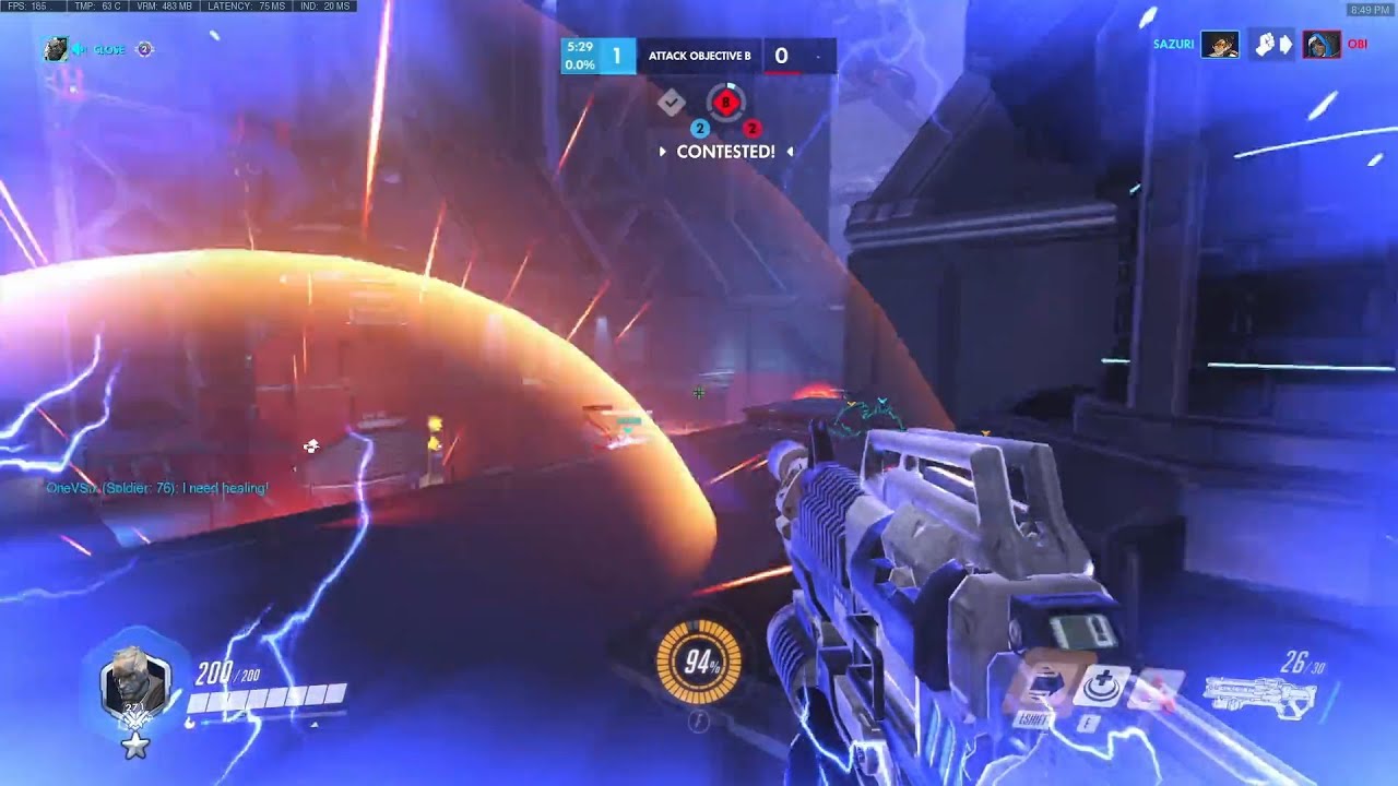 POTG! KABAJI INSANE NANO SOLDIER 76 OVERWATCH СЕЗОН 29 ТОП-500 ГЕЙМПЛЕЙ