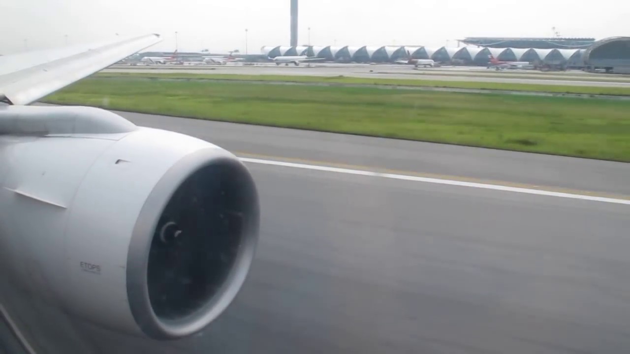 Thai Airways | Boeing 777-3D7 | Take Off in Bangkok