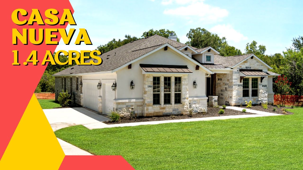 Casa en Venta | Cerca de Austin, Texas | 4 habitaciones | 3.5 ba&ntilde;os |  3,172 sqft aprox. l 1.4 Acres