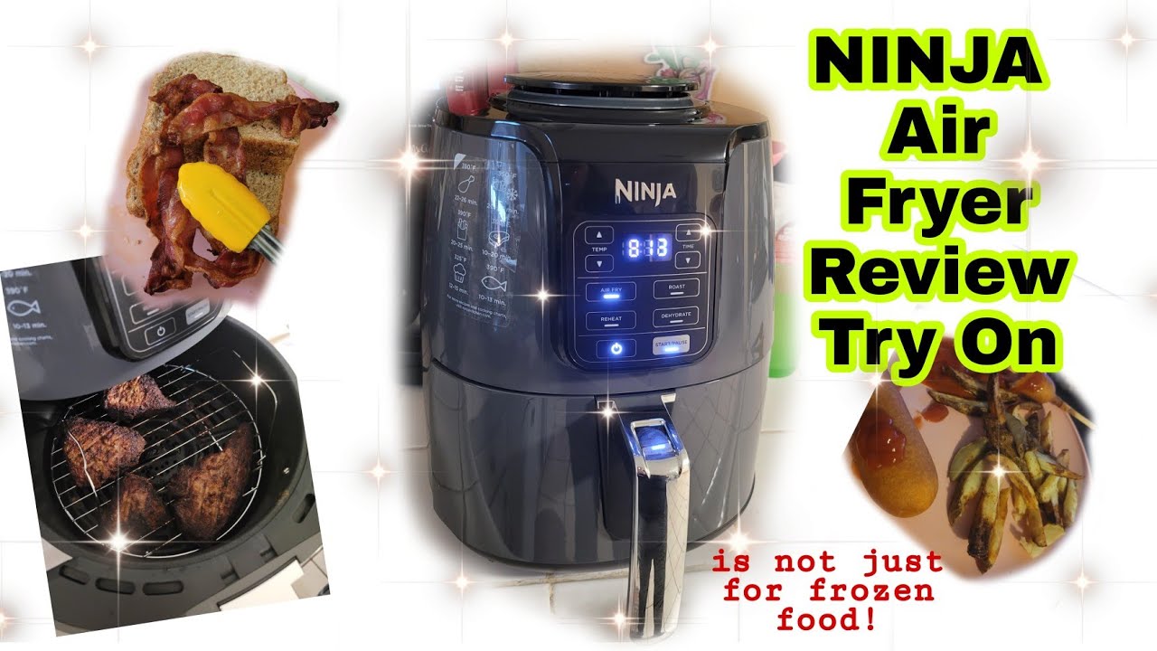 Ninja Air Fryer Review / showing you what foods I have done.