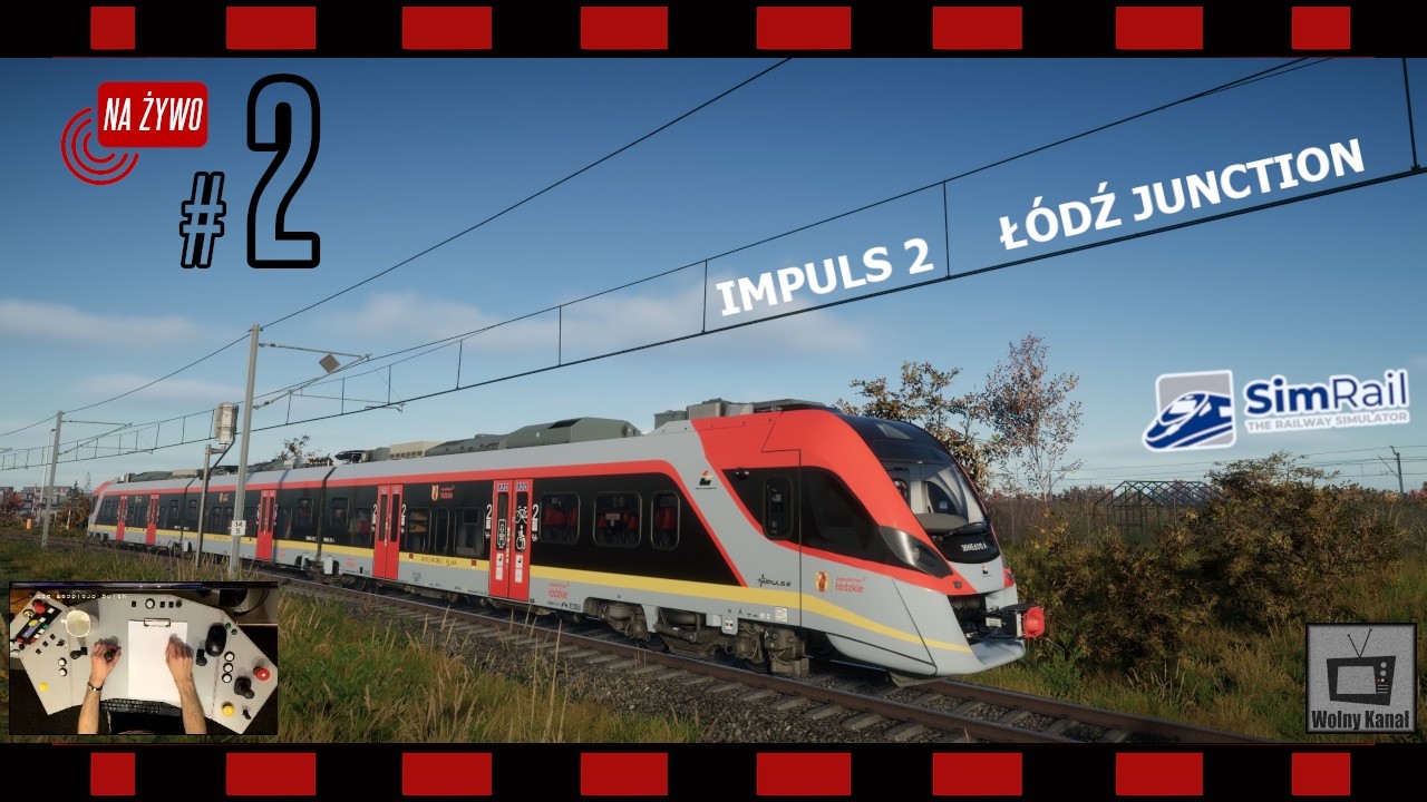 SimRail na żywo. #2. Impuls do jazdy po Ł&oacute;dzkim Węźle Kolejowym.