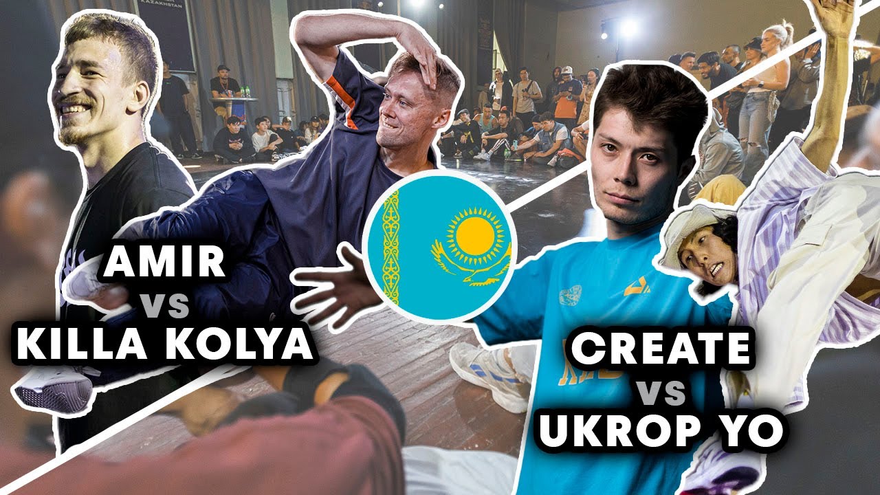 Amir vs. Killa Kolya & Create vs. Ukrop Yo | Red Bull BC One Cypher Kazakhstan 2021