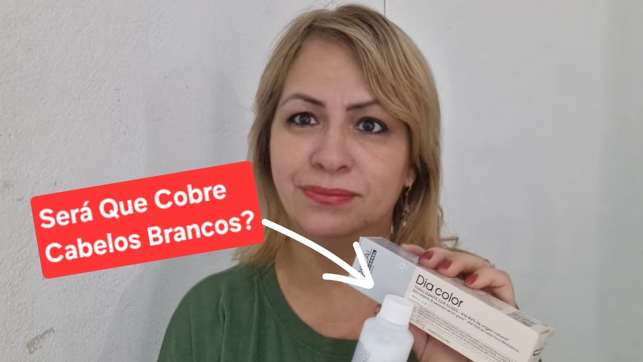 Cobertura De Cabelos Brancos Com DIA COLOR 9.0 Da L'Oréal