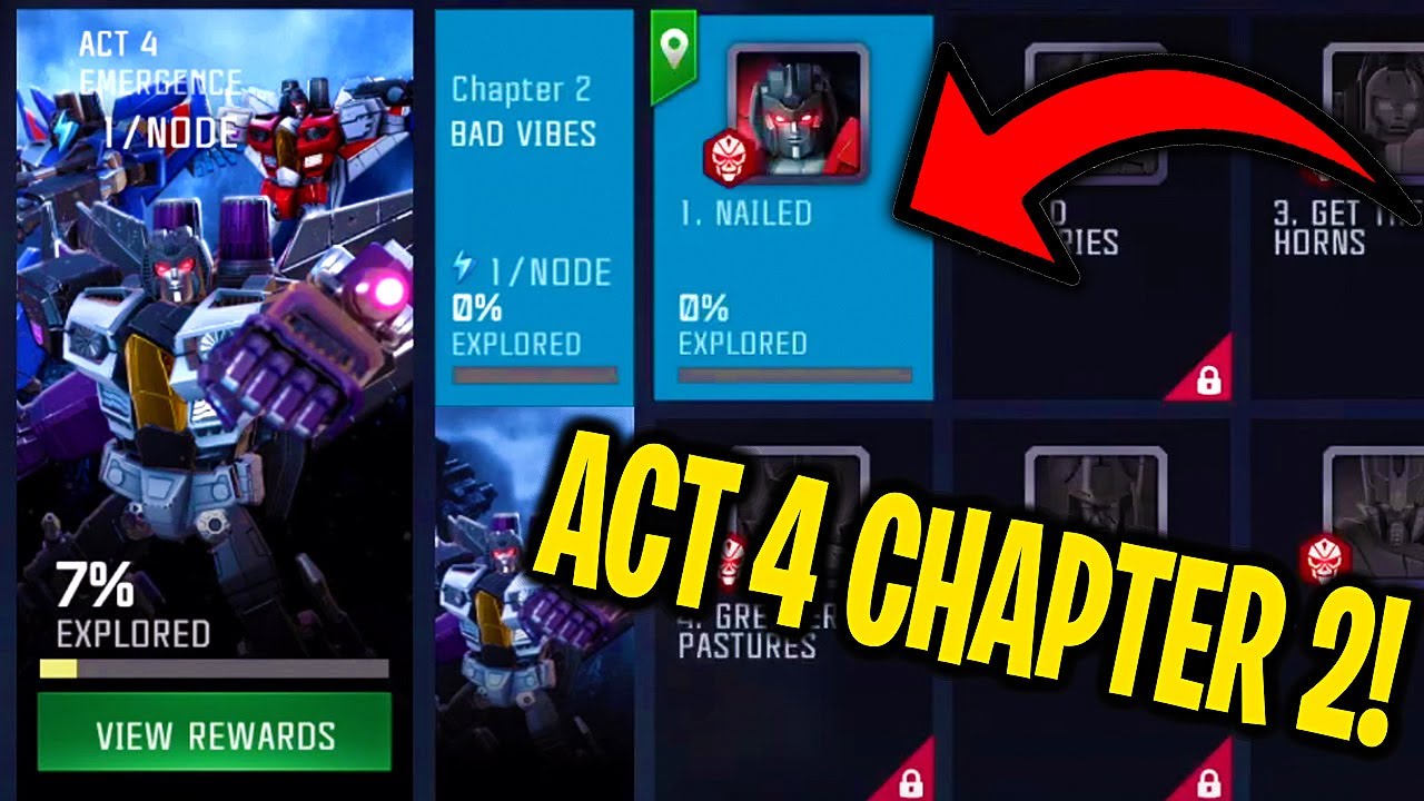ACT 4 CHAPTER 2! - Transformers Forged To Fight