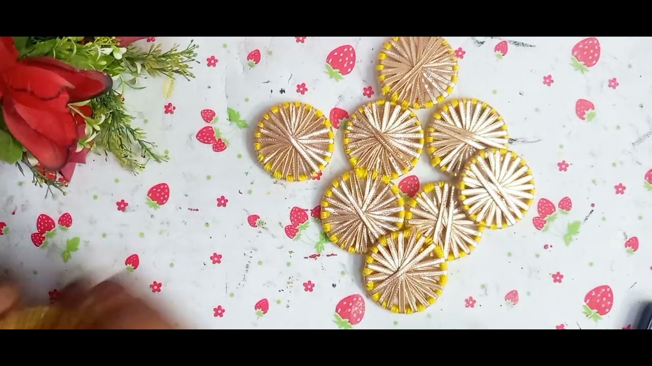 Wall art from crafty corner | wall hanging for home decoration |wall art making colourful decoration