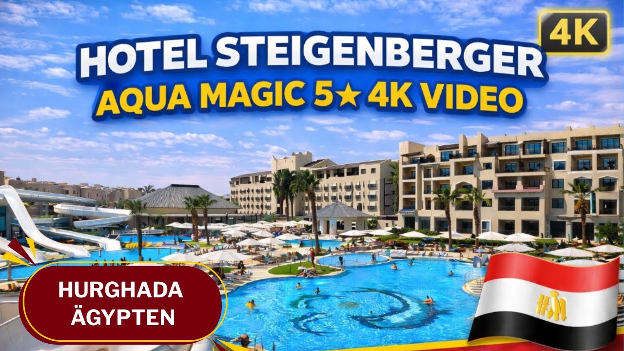 Hotel Steigenberger aqua magic 5* 4k promo | Hotels in Hurghada, Ägypten  #hurghada #egypt #4k