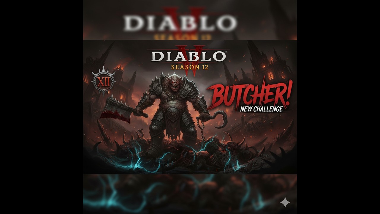 🔴 I AM THE BUTCHER! 🪓 Diablo 4 Season 12 Full GRIND!🍿