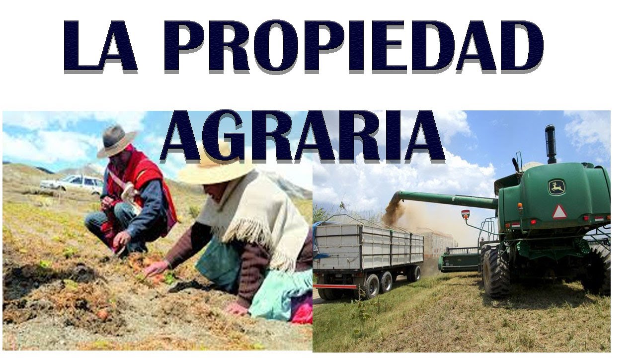 LA PROPIEDAD AGRARIA