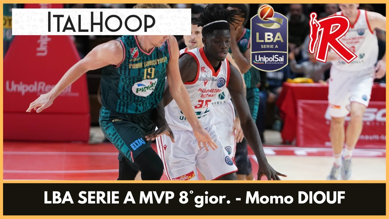 LBA Serie A MVP 8&deg; giornata - Diouf Mouhamet Rassoul