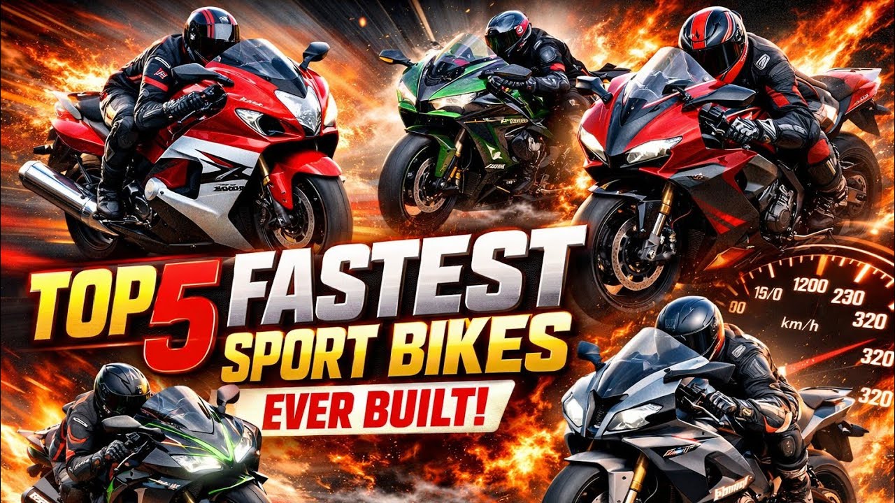 The Fastest Sport Bikes Ever Built – Top 5 Speed Monsters