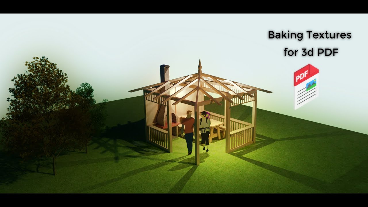 Amazing 3D PDF by Texture Baking
