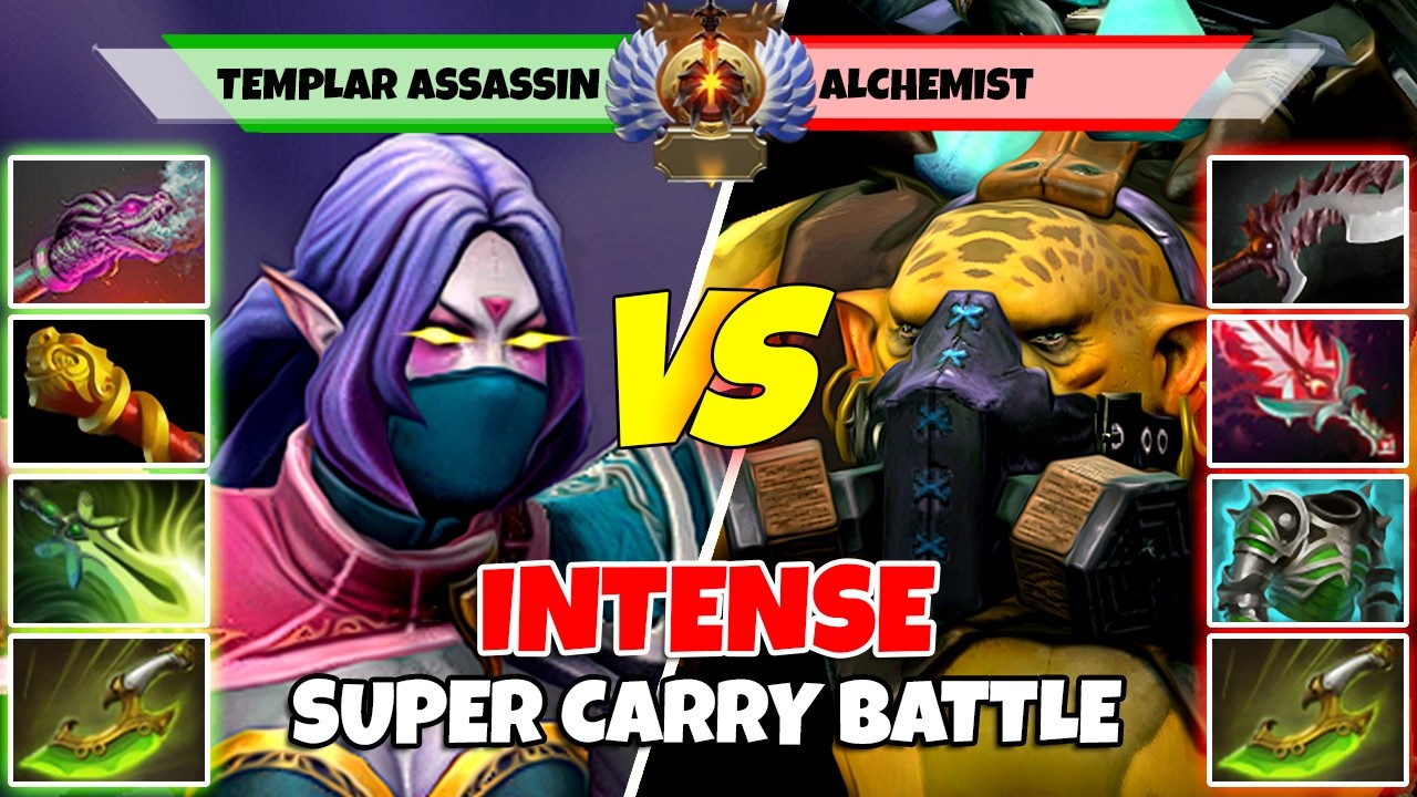 TEMPLAR ASSASSIN (Carry) vs ALCHEMIST (Carry) - Battle Of Immortal Rank Dota 2 Players - Z Dota 2