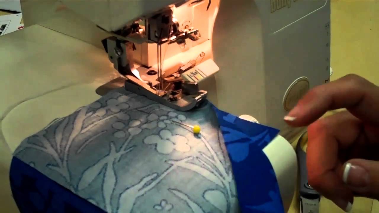 Easy Serged Square Corners