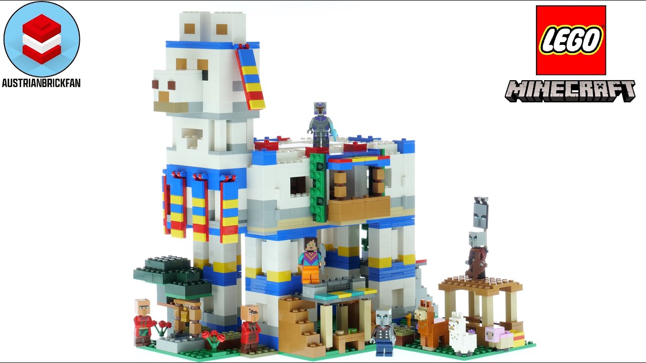 LEGO Minecraft 21188 The Llama Village Speed Build