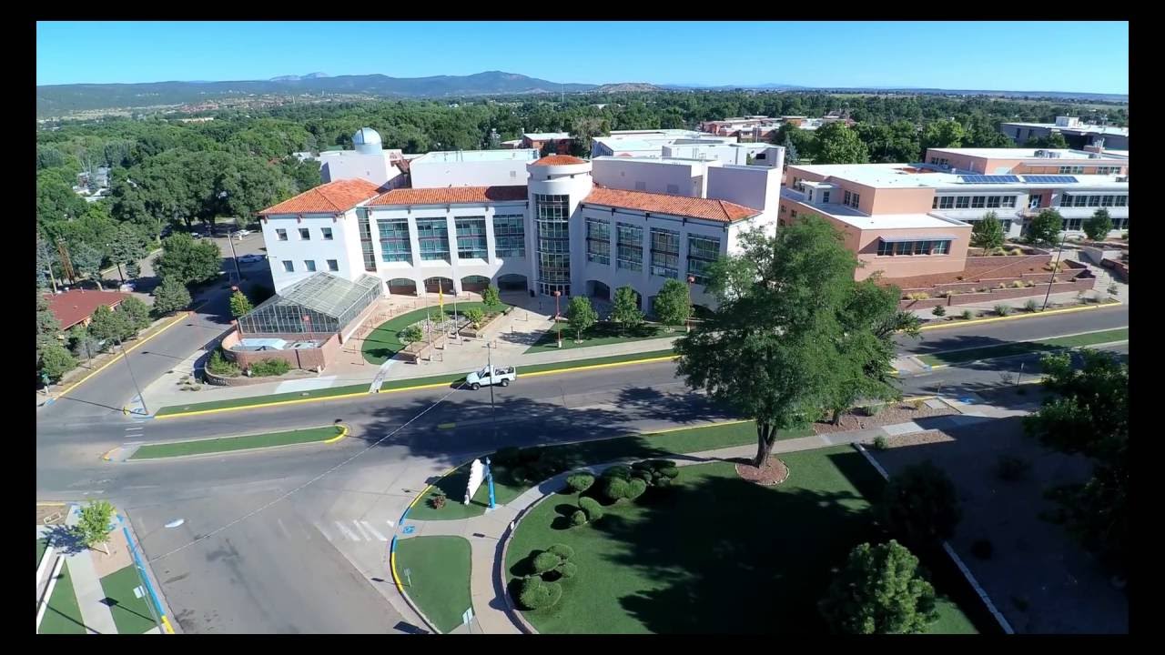New Mexico Highlands University aerial view with a Autel X-Star Premium