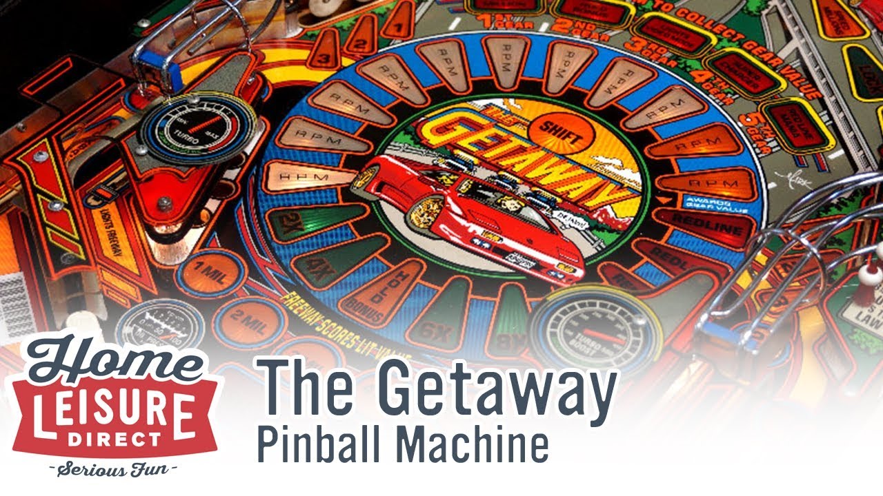 The Getaway Pinball Machine (Williams 1992)