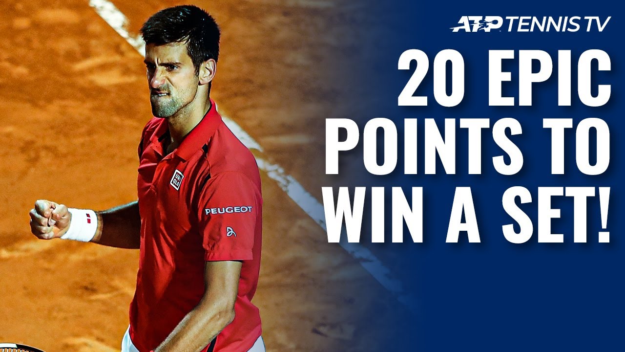 20 Times ATP Tennis Players Finished A Set IN STYLE!