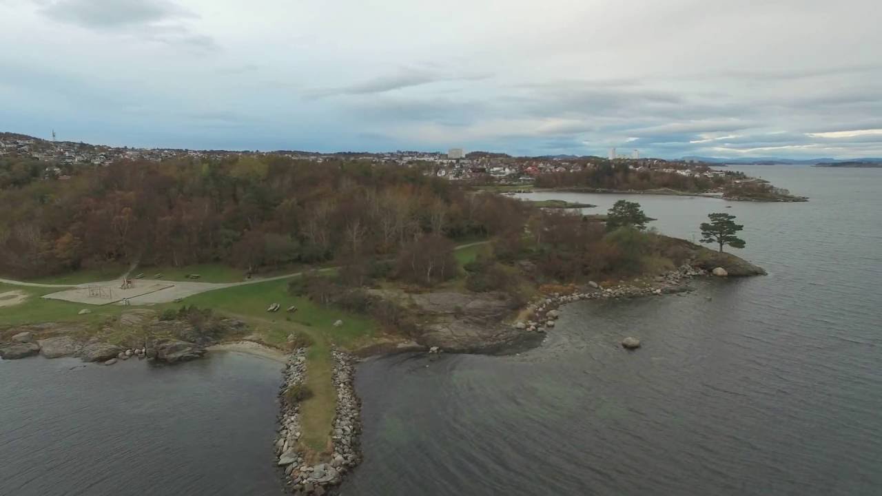 Vaulen Badeplass fra luften