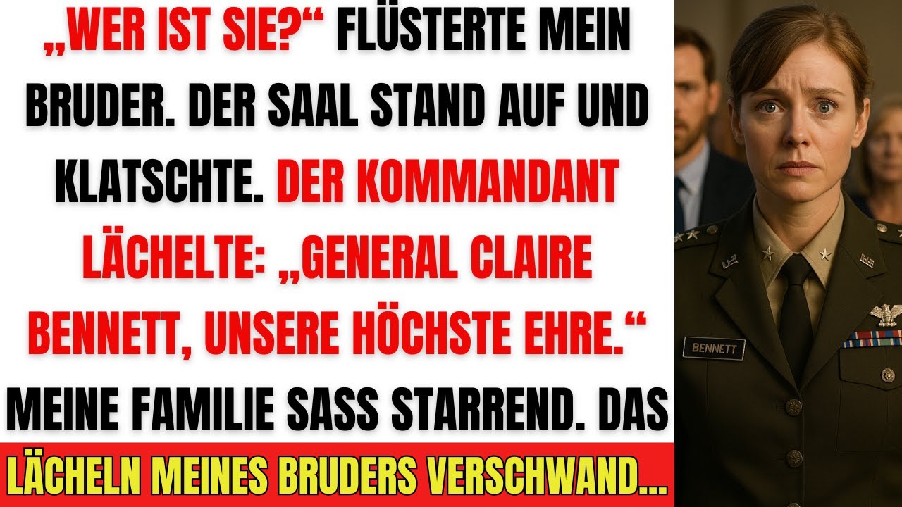 Mein Bruder flüsterte: ‚Wer ist sie?‘ – Dann kam die Überraschung bei der Militärzeremonie