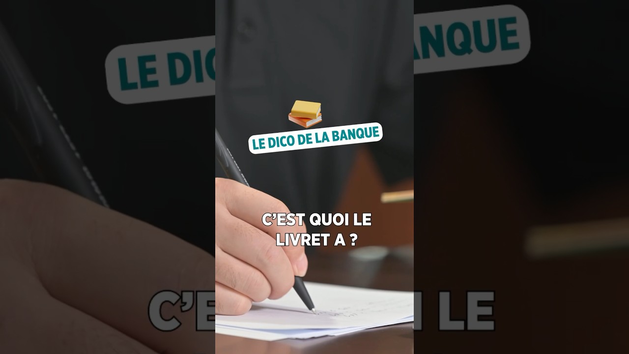 C'est quoi un livret A ? 📒 