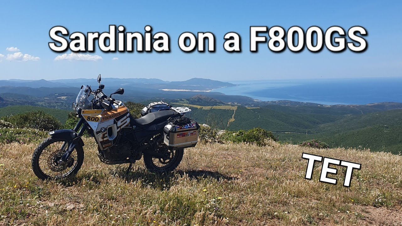Sardinia motorcycle trip, TET and more on a BMW F800GS