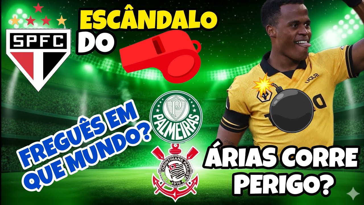 SÃO PAULO GANHA NO APITO, GUI NEGÃO PASSA VERGONHA E ARIAS EM APUROS 😱