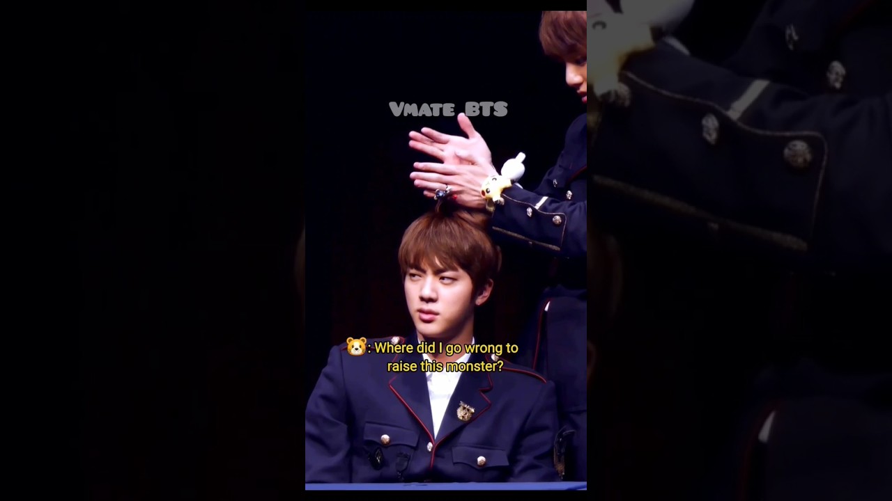 When Jin Regrets for Raising Jungkook 😂 #bts #shorts