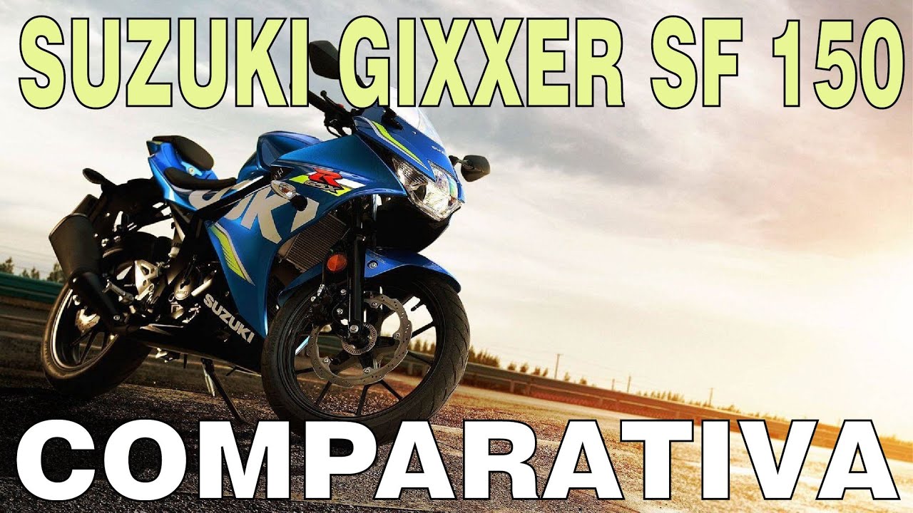 SUZUKI GSX R150 VS R15 V4 VS GIXXER 150 SF VS GIXXER 250 SF VS RS 200 COMPARATIVA DE FICHAS TECNICAS