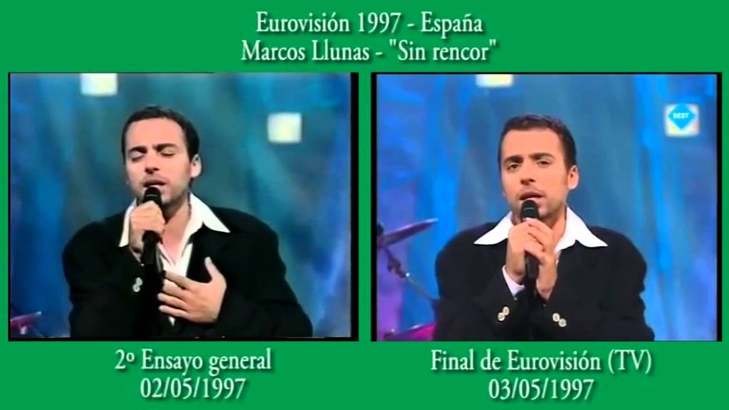 Ensayos generales Eurovisión - ¿Iguales o diferentes? - España 1997