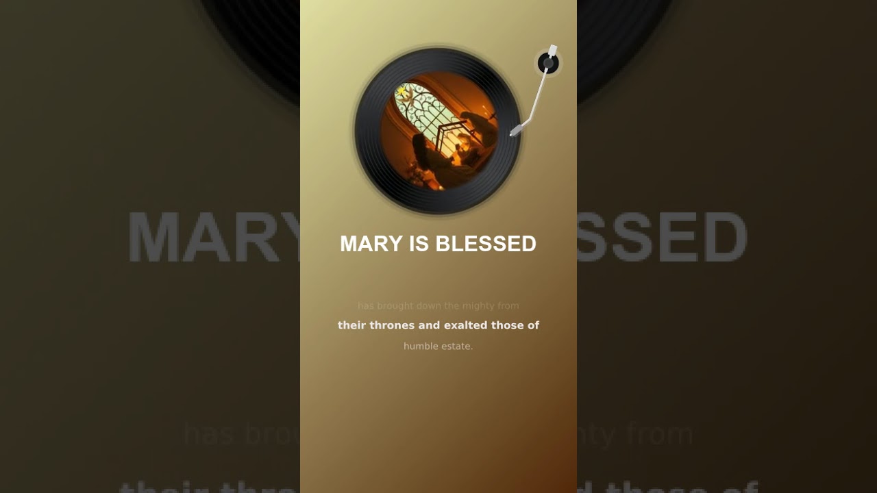 MARY IS BLESSED
