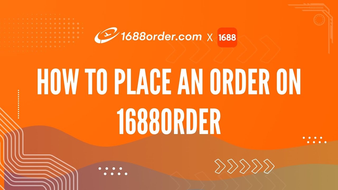 How to place an order on 1688order