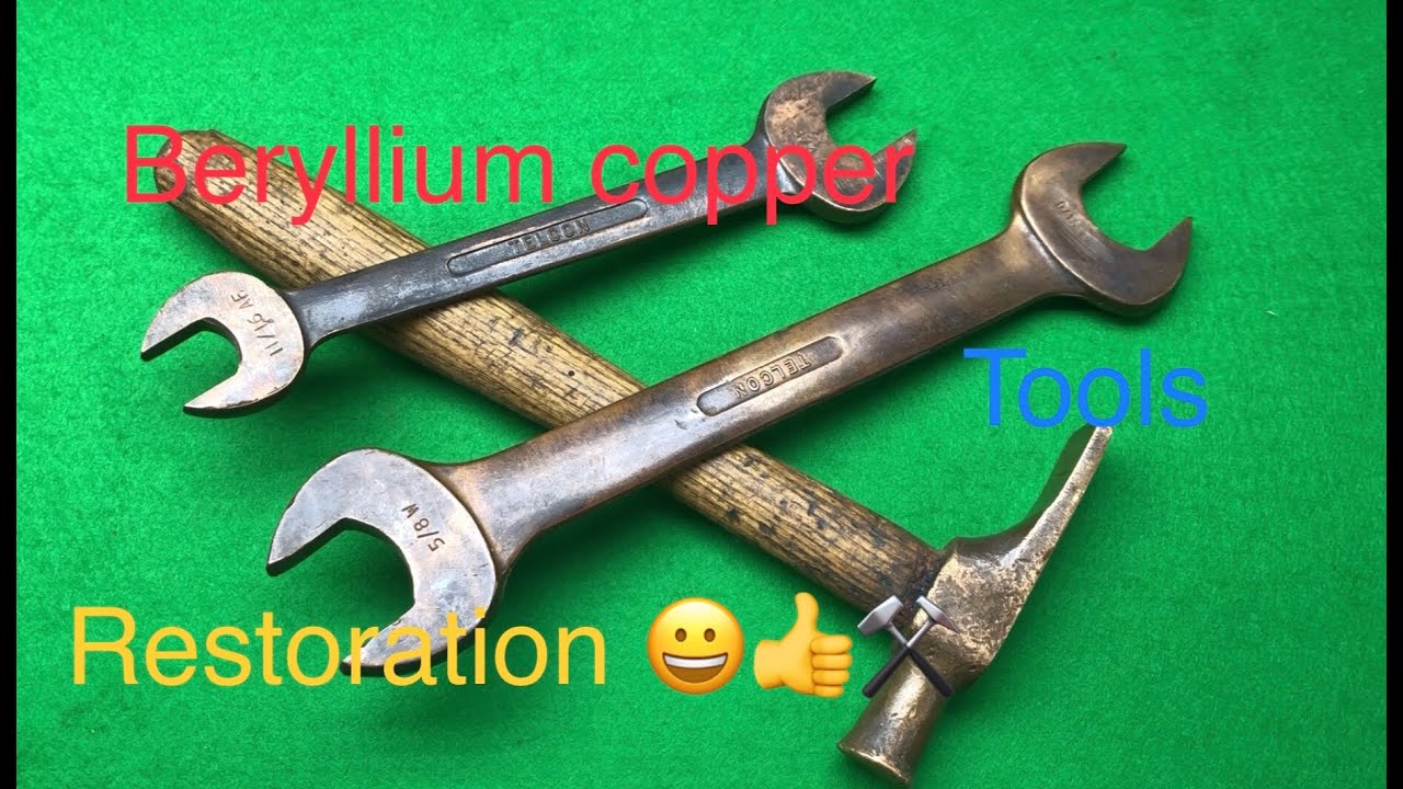 Beryllium copper tools full restoration for the workshop👍😀⚒️