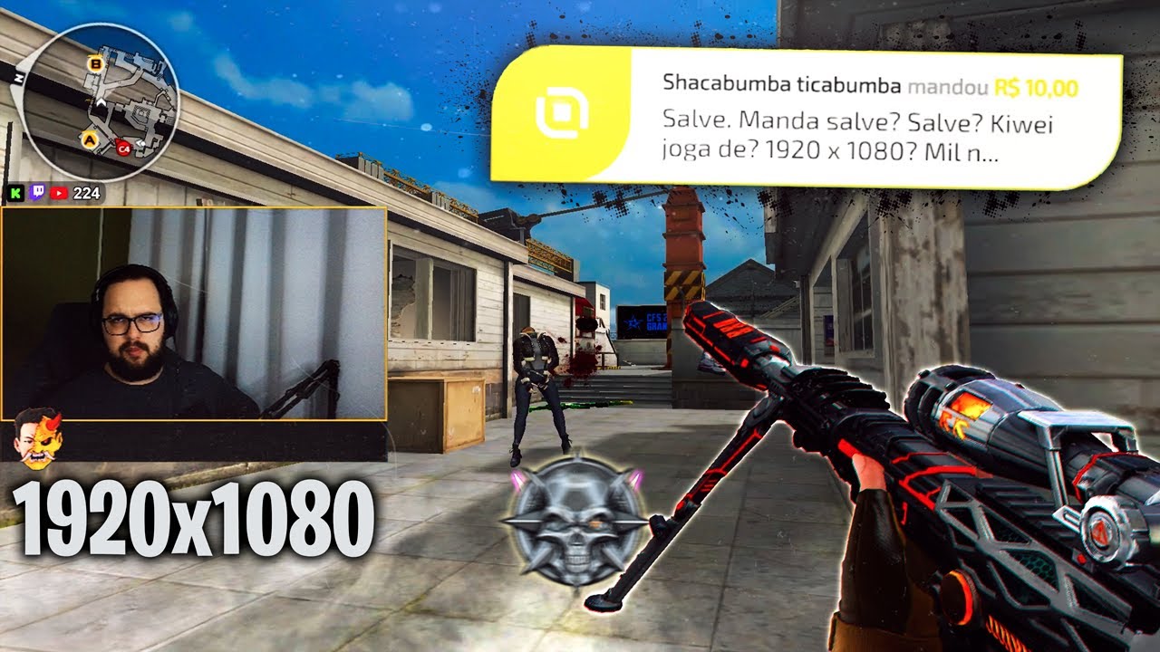 FUI DESAFIADO A JOGAR EM 1920x1080! CROSSFIRE NO 