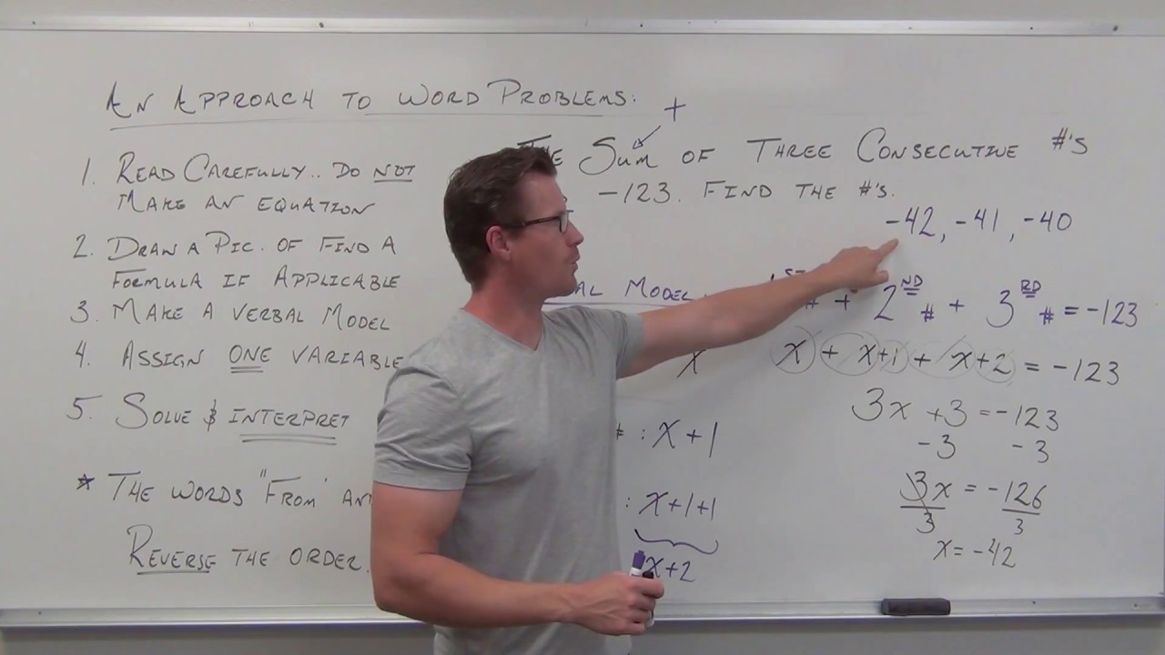 Common Word Problems (TTP Video 11)