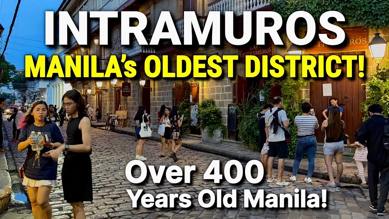PHILIPPINES’ 400-Year-Old Spanish Walled City! 🇵🇭 INTRAMUROS MANILA Walking Tour 2025