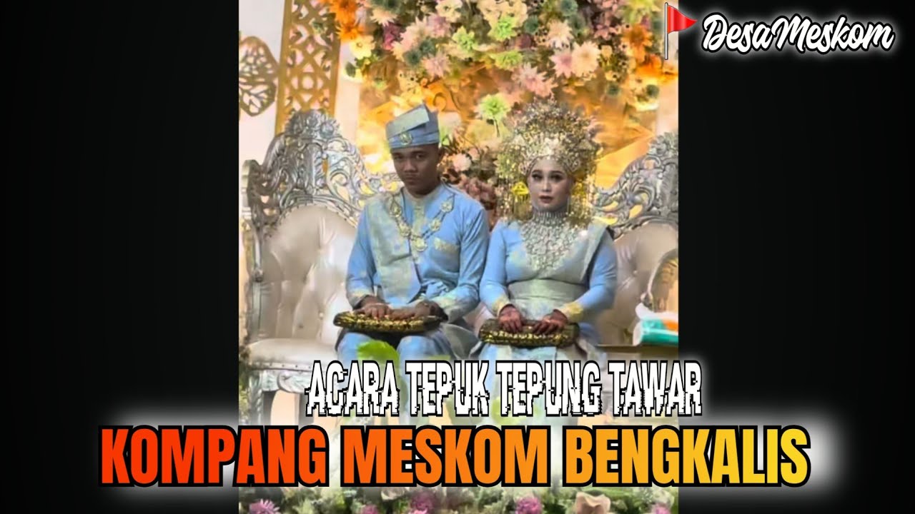 Kompang Meskom Acara Tepuk Tepung Tawar Pernikahan Melayu Bengkalis