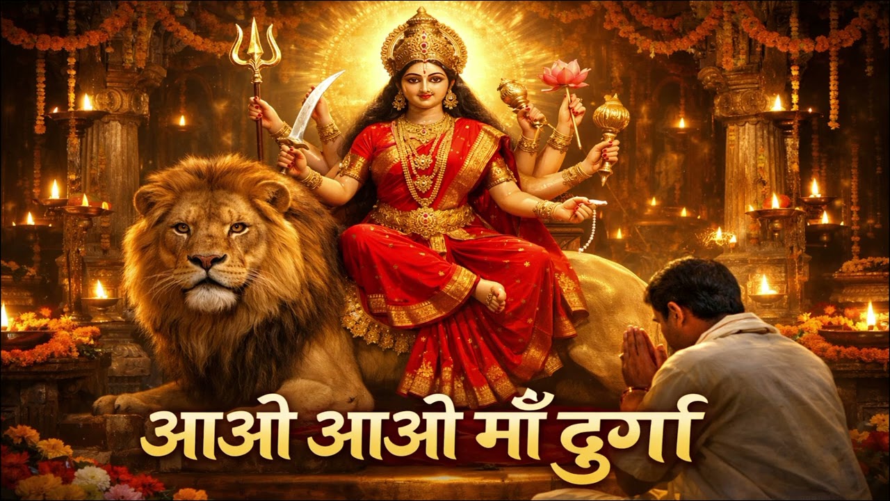 आओ आओ माँ दुर्गा 🙏 | Durga Mata Bhakti Dj Song 2026 | Jai Mata Di | Navratri Special Durga Bhajan