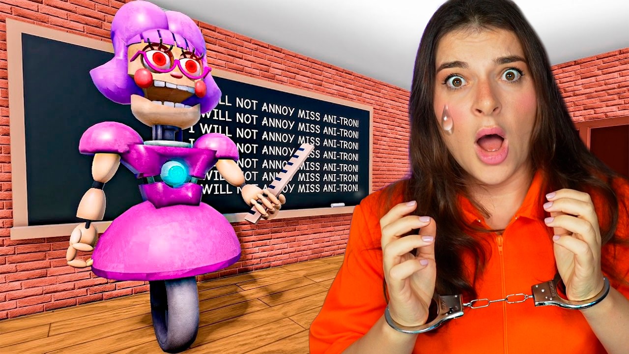 ESCAPE DA PRISÃO DA PROFESSORA ANI-TRON'S NO ROBLOX
