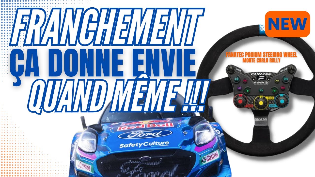 Podium Steering Wheel Monte Carlo Rally