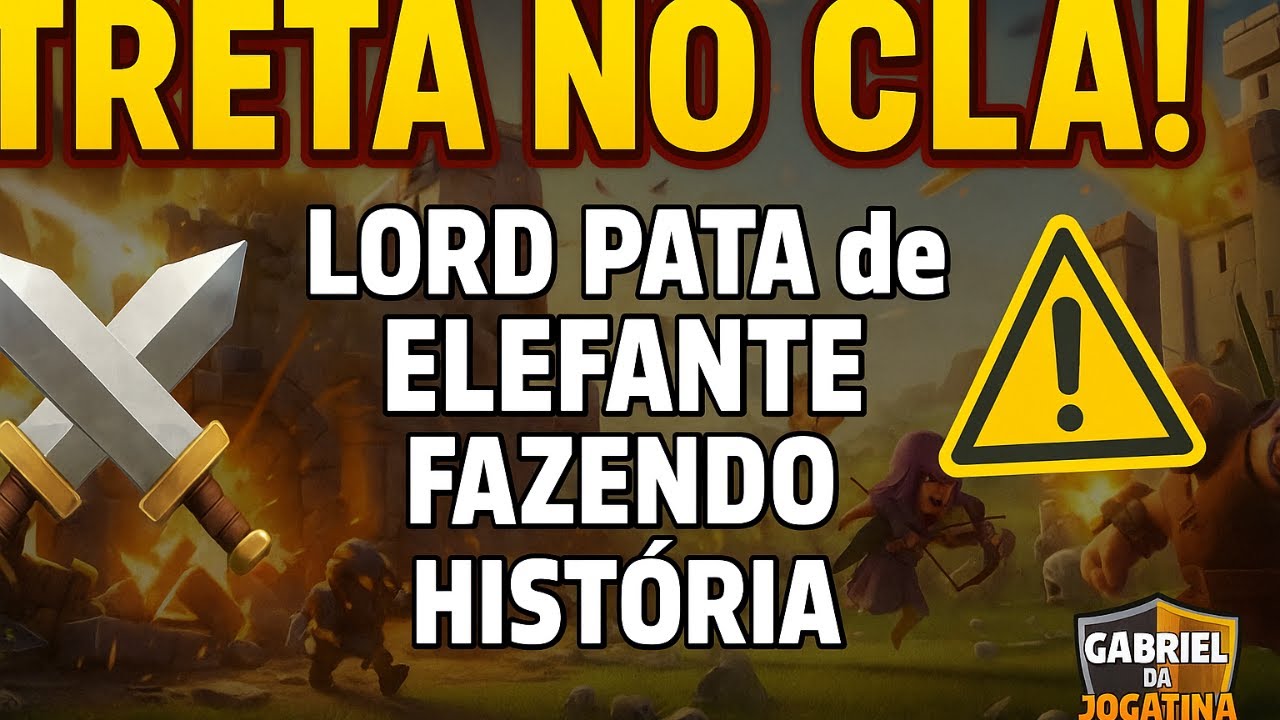 TRETA NO CLÃ! ⚔️ As Coisas PRECISAM MUDAR no Clash of Clans!!