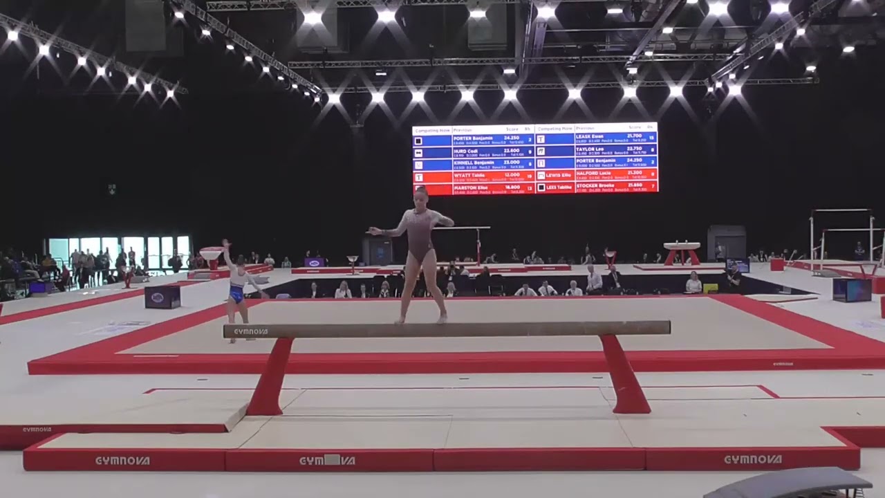 Ellie Lewis - BRONZE-Beam-WAG JNR AA-2023 Gymnastics British Championships
