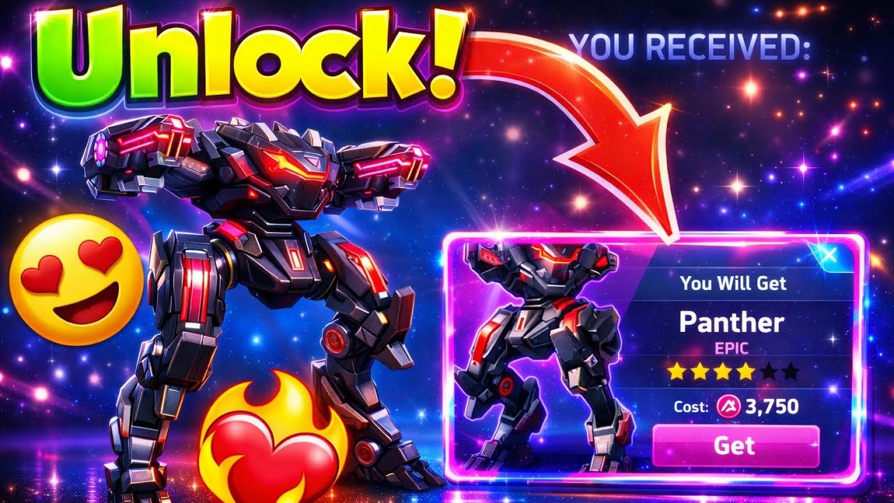 Finally Unlocked 🔓 Panther mech 🎁 and testing II Mech Arena Gameplay 😍🔥