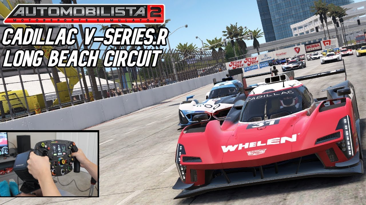 Automobilista 2: Whelen Engineering Cadillac V-Series.R at Long Beach