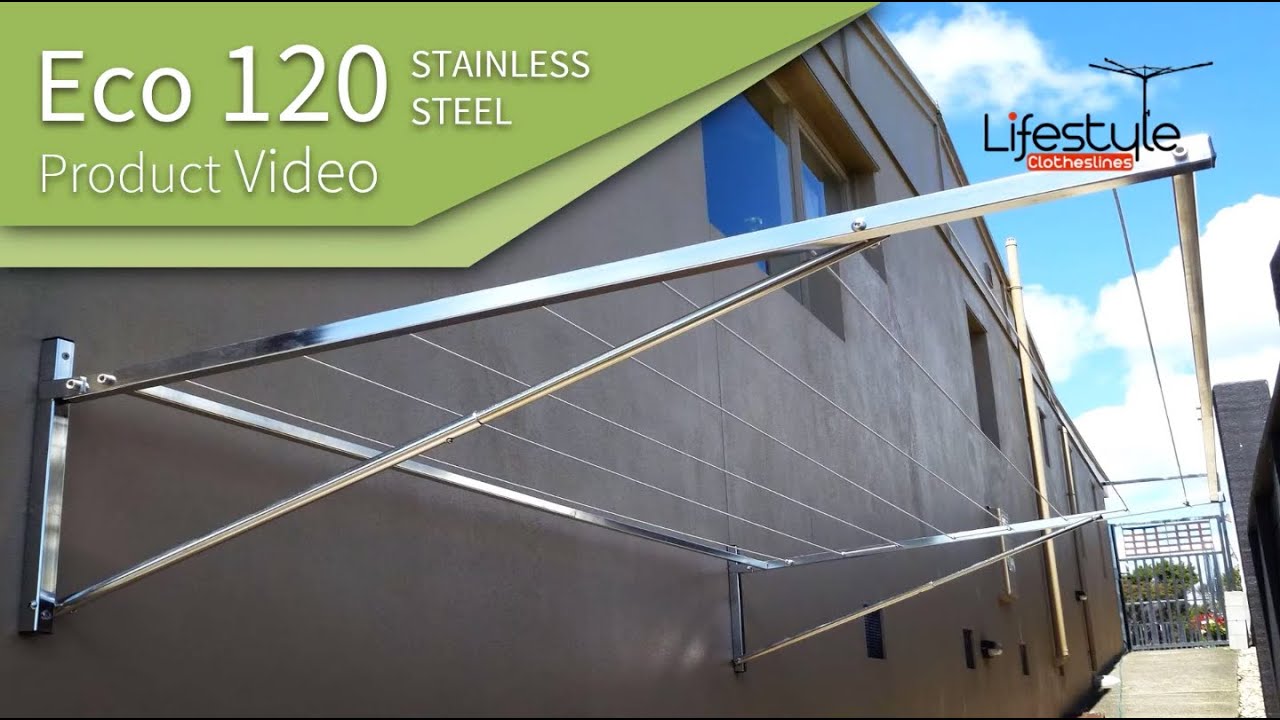 Eco 120 316 Stainless Steel Clothesline Product Video