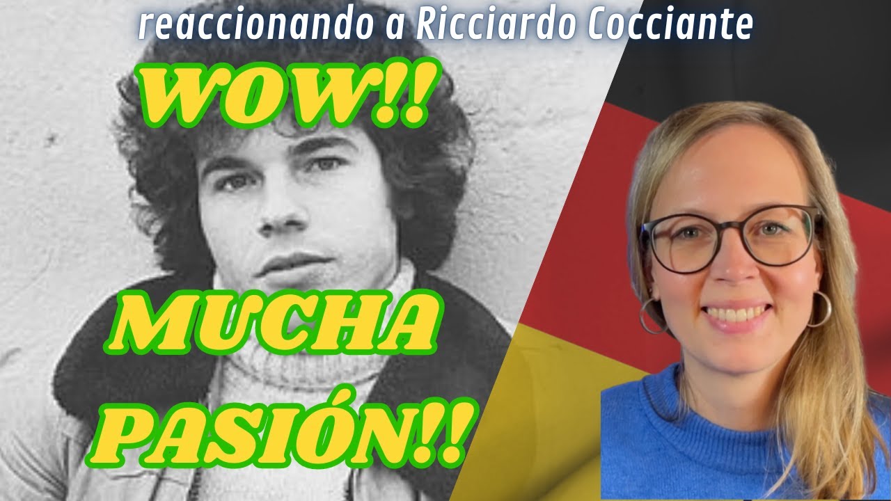 🇩🇪 Alemana reacciona a Riccardo Cocciante - Bella sin alma  🇮🇹