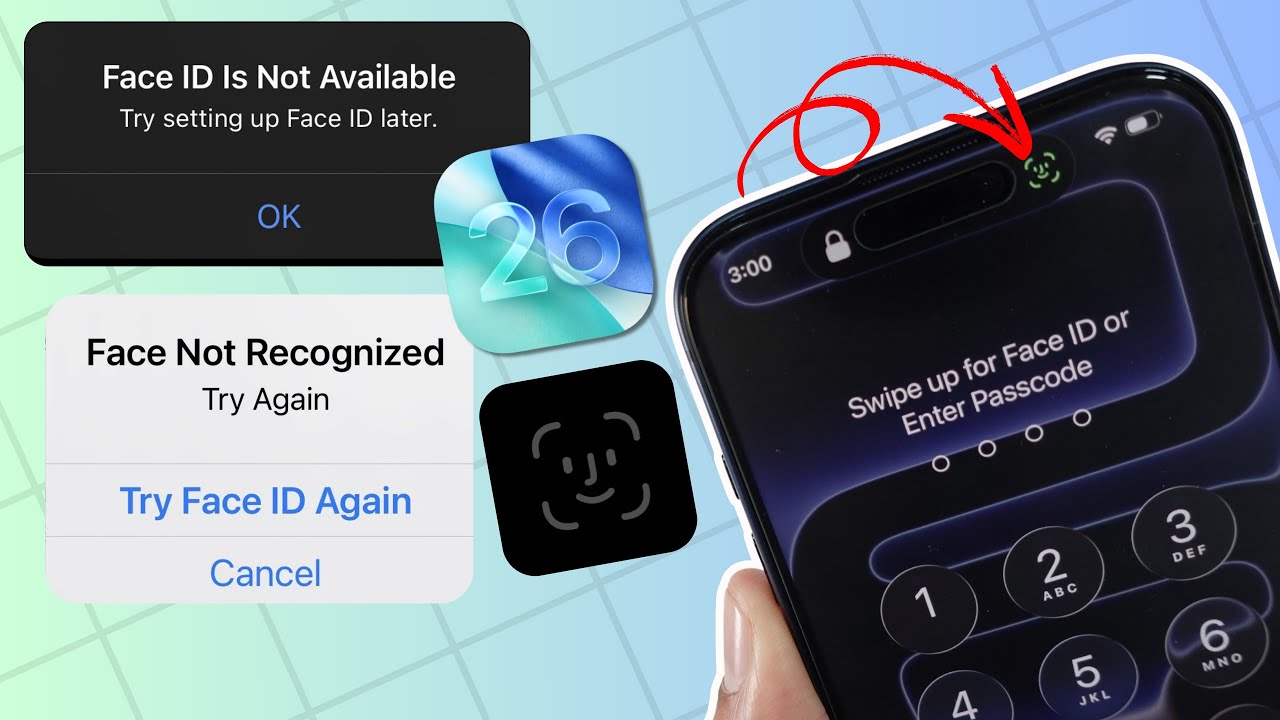 Face ID Not Working on iPhone After iOS 26.2.1 Update - 5 Tips to Fix