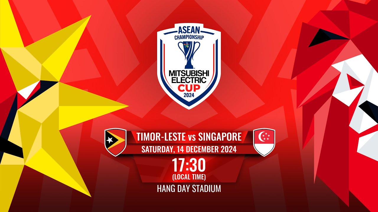 LIVE | Timor-Leste vs Singapore | #MitsubishiElectricCup 2024 Group Stage